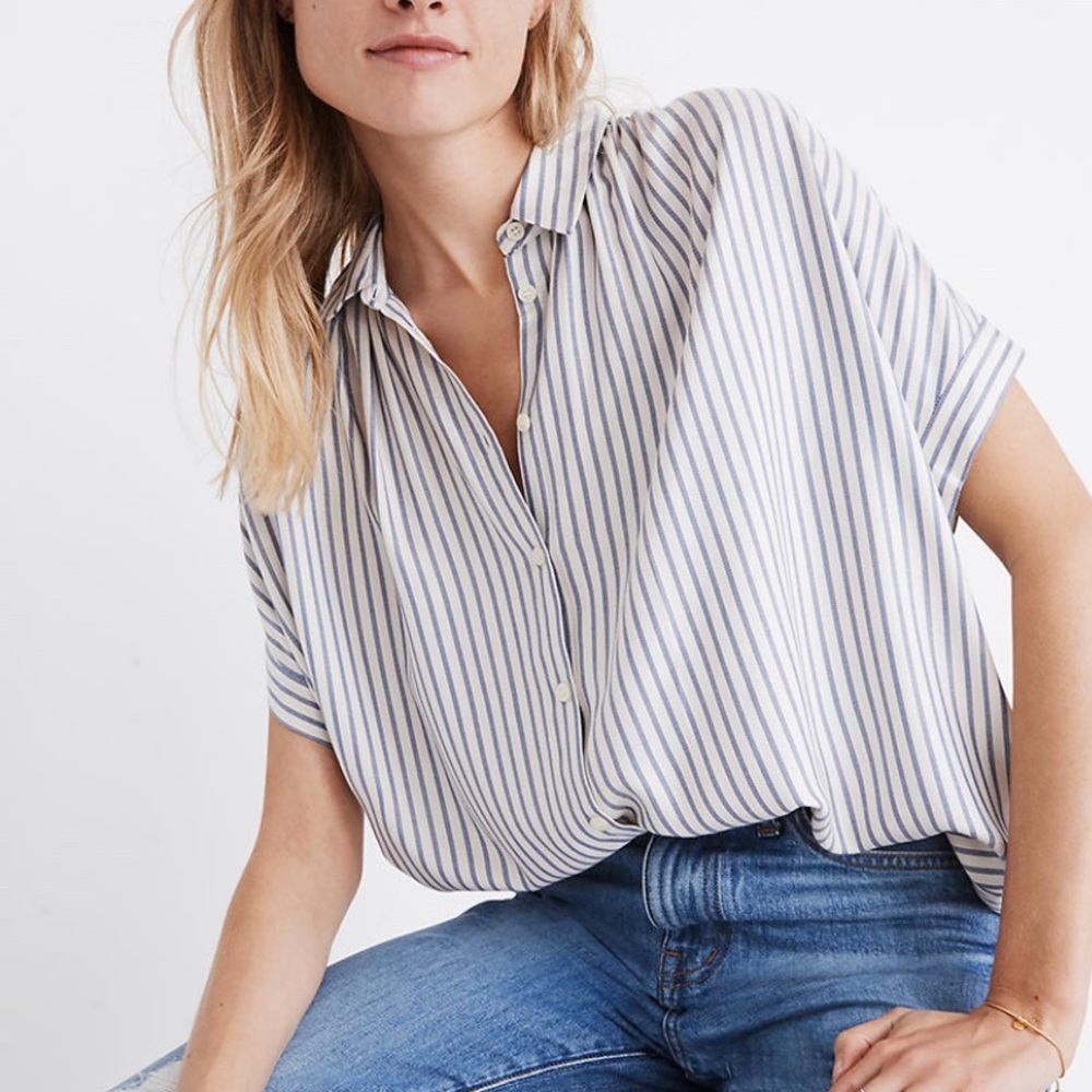 Madewell Central Shirt in Dalton Stripe
